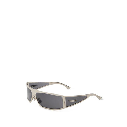 Bottega Veneta Gray Metal Sunglasses by Bottega Veneta