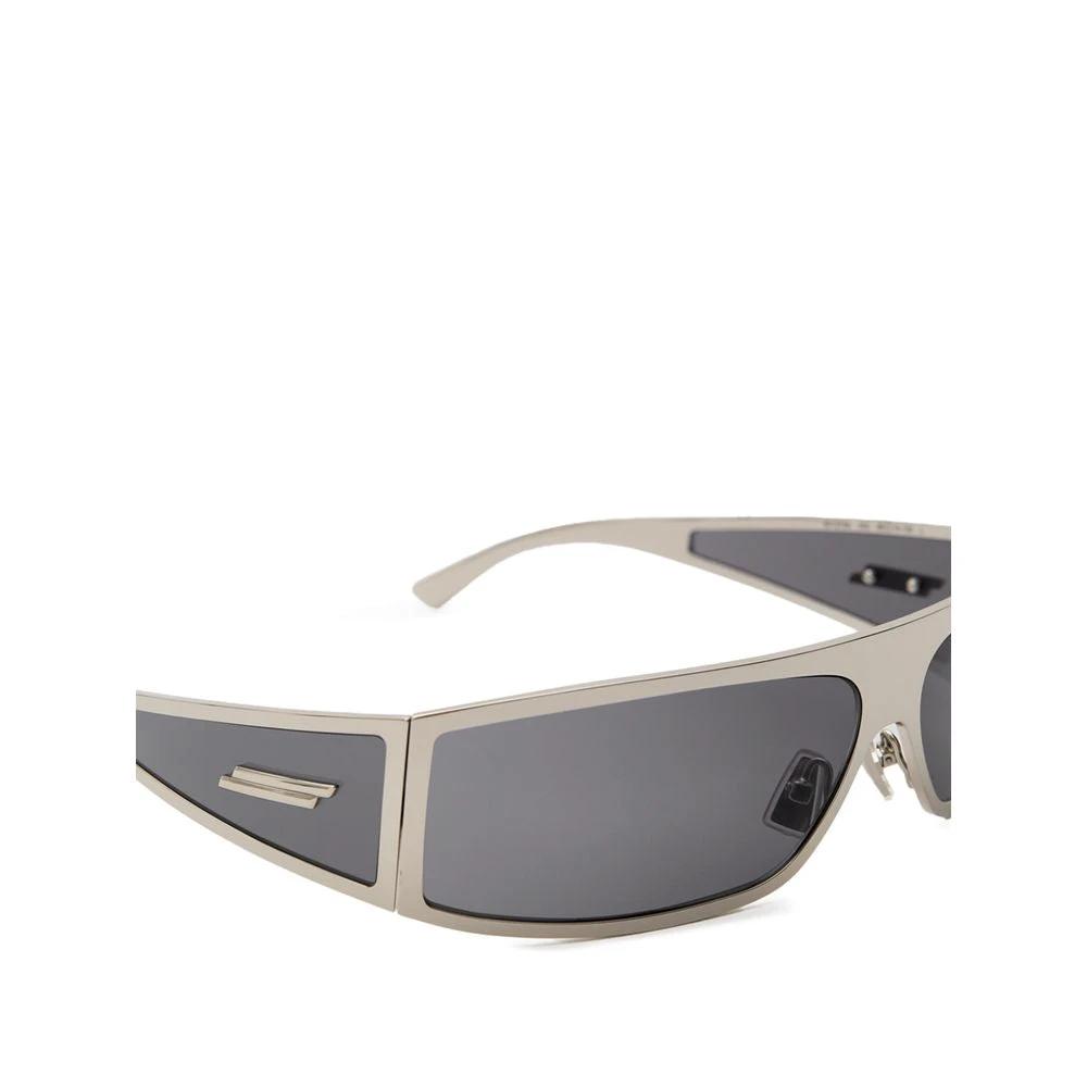 Bottega Veneta Gray Metal Sunglasses by Bottega Veneta