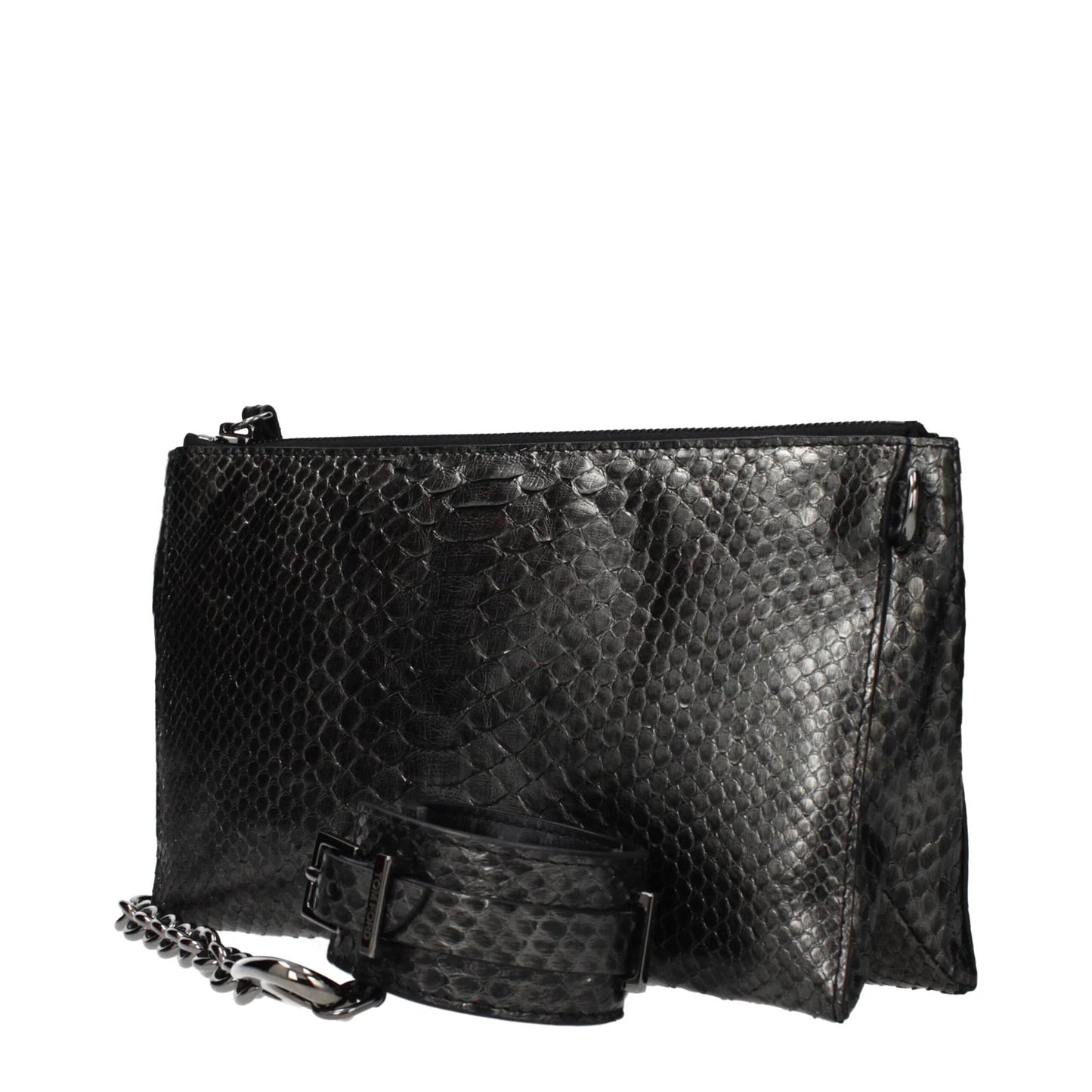 Tom Ford Gray Skin Handbag by Tom Ford