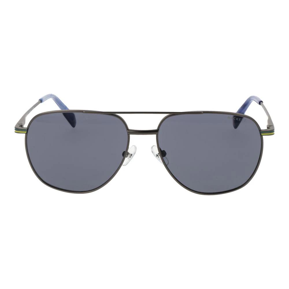 Hackett Gray Metal Sunglasses by Hackett
