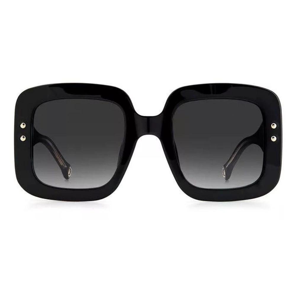 Carolina Herrera Black Acetate Sunglasses by Carolina Herrera