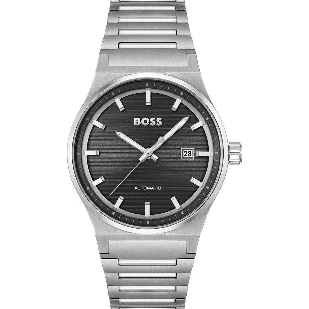 Hugo Boss Gray Stainless Steel Dress Watch by Hugo Boss