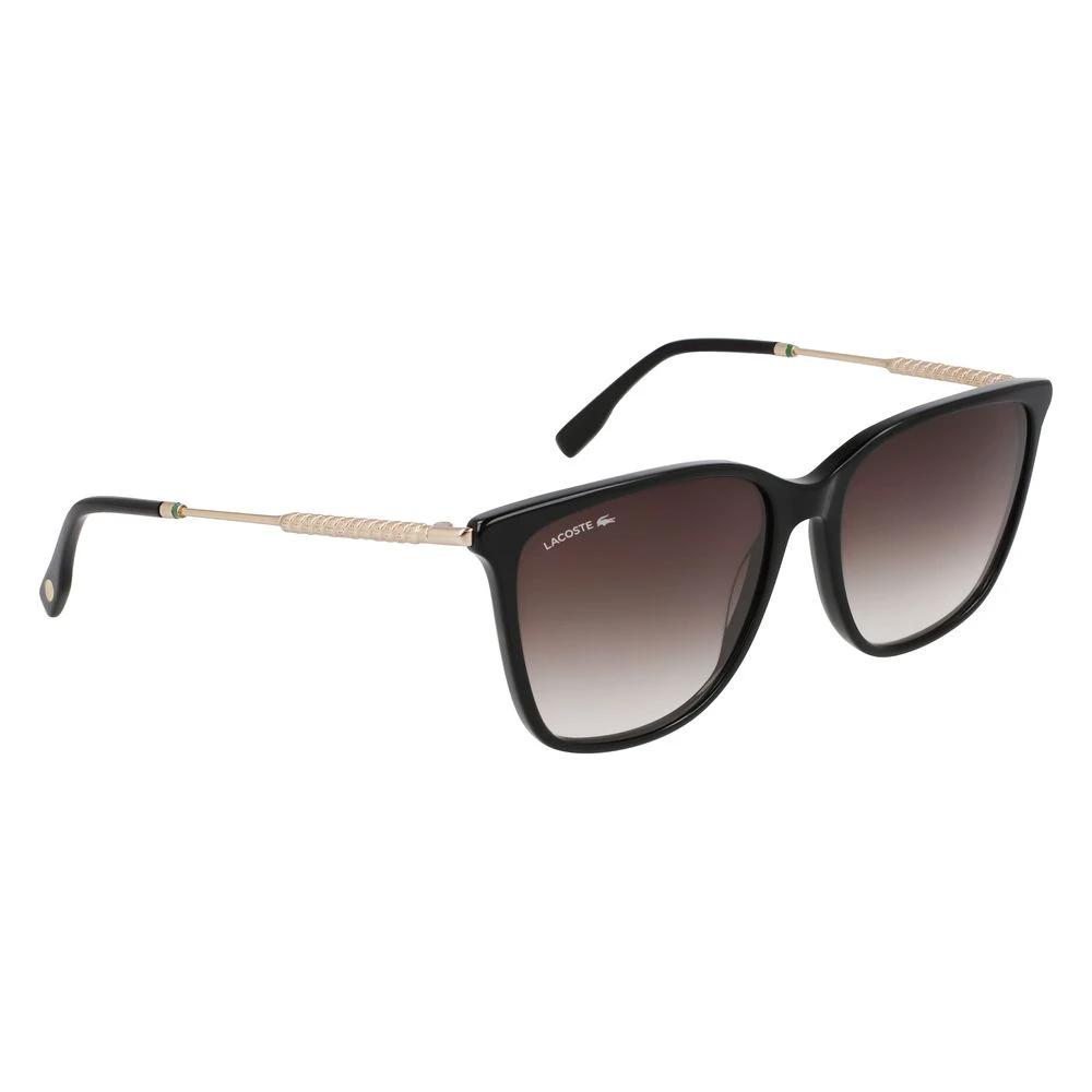 Lacoste Black Acetate Sunglasses by Lacoste