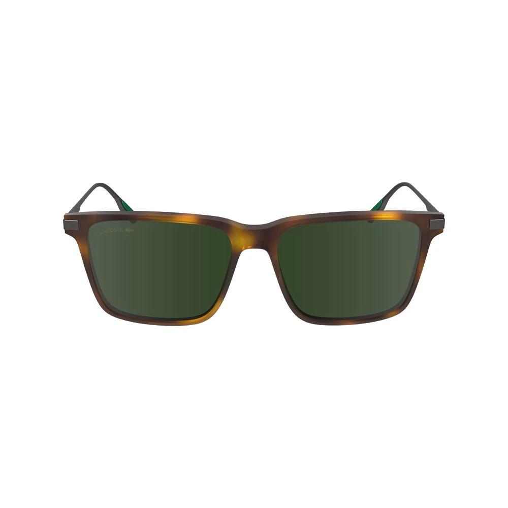 Lacoste Brown Acetate Sunglasses by Lacoste
