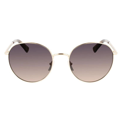 Longchamp Gold Metal Sunglasses by Longchamp