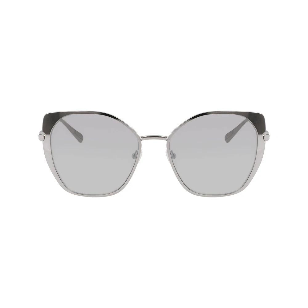 Longchamp Gray Metal Sunglasses by Longchamp