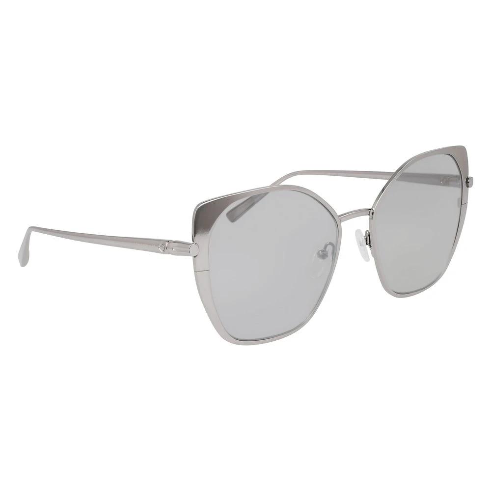 Longchamp Gray Metal Sunglasses by Longchamp