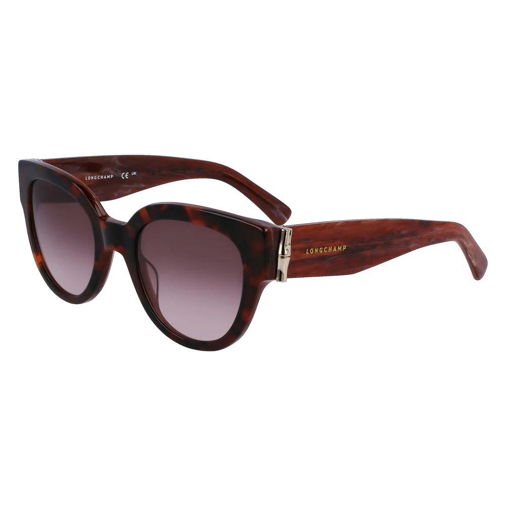 Longchamp Brown Acetate Sunglasses by Longchamp