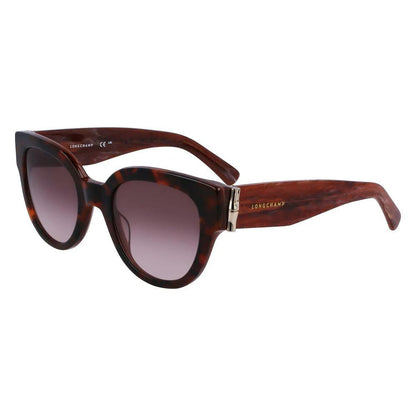 Longchamp Brown Acetate Sunglasses by Longchamp