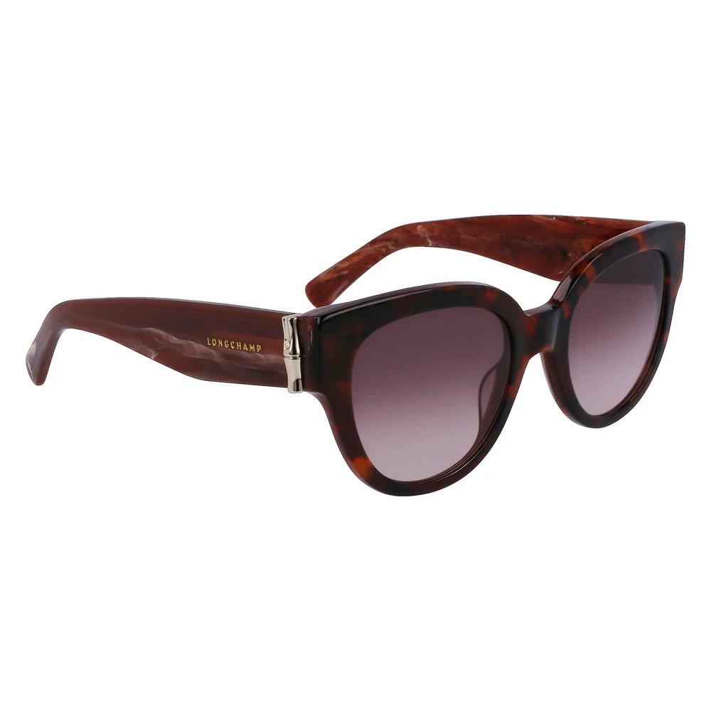 Longchamp Brown Acetate Sunglasses by Longchamp