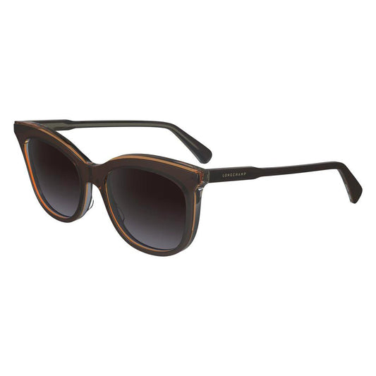 Longchamp Brown Acetate Sunglasses by Longchamp