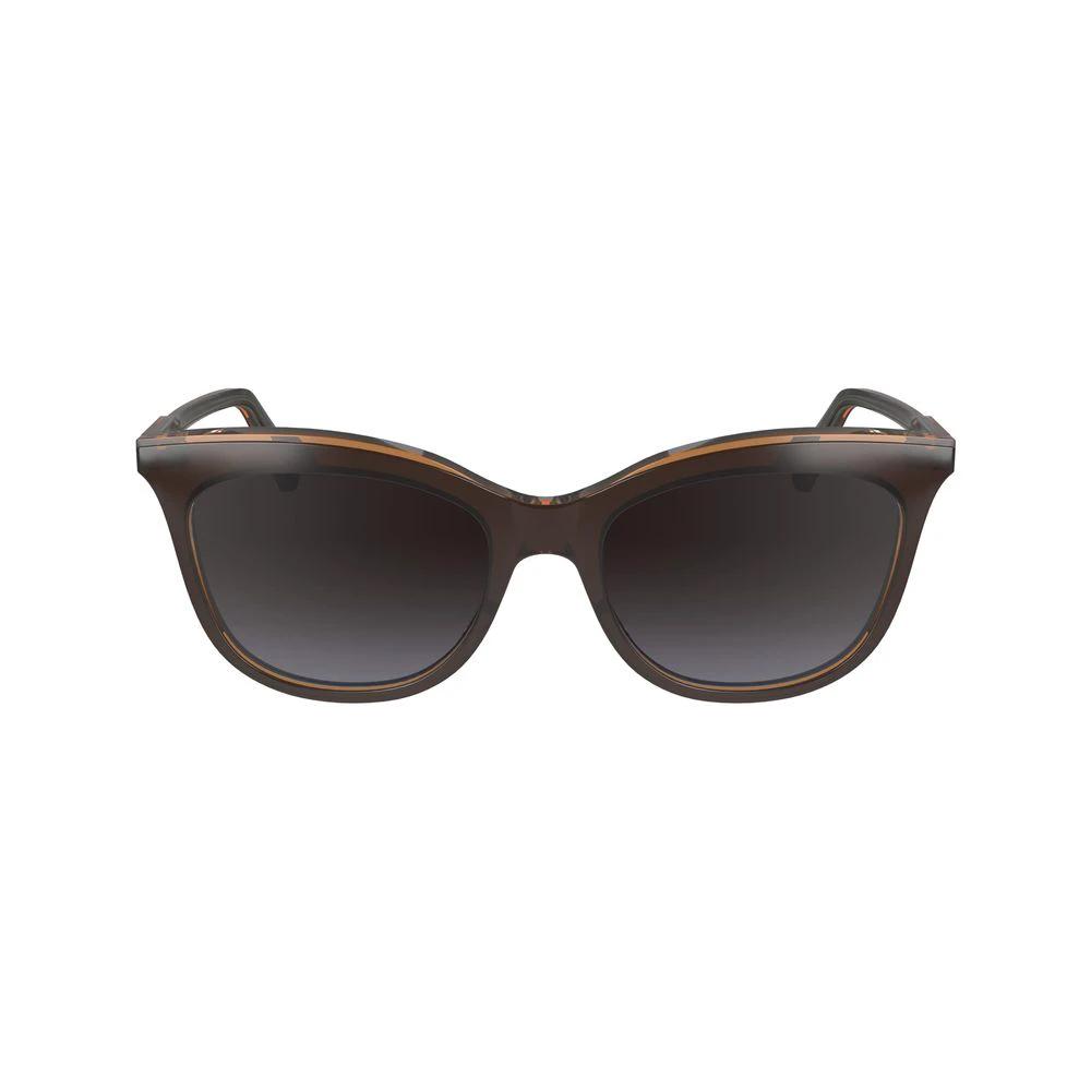 Longchamp Brown Acetate Sunglasses by Longchamp
