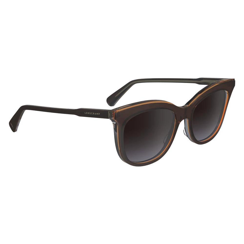 Longchamp Brown Acetate Sunglasses by Longchamp