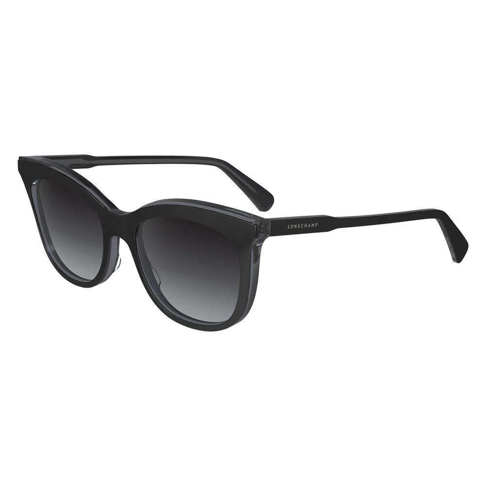 Longchamp Black Acetate Sunglasses by Longchamp