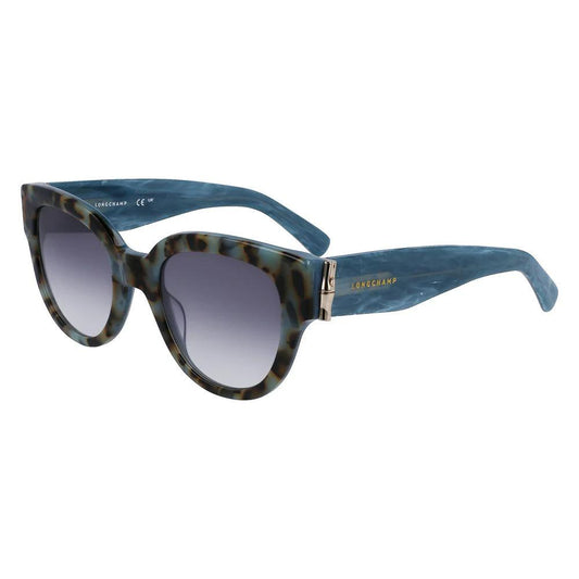 Longchamp Blue Acetate Sunglasses by Longchamp