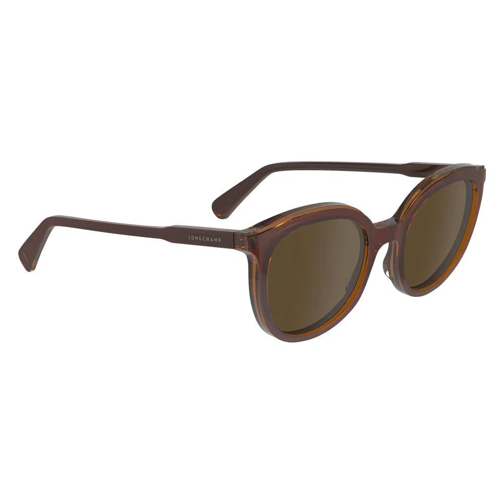 Longchamp Brown Acetate Sunglasses by Longchamp