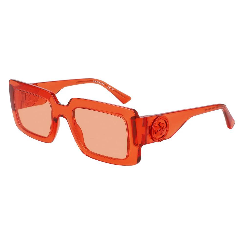 Longchamp Orange Injected Sunglasses by Longchamp