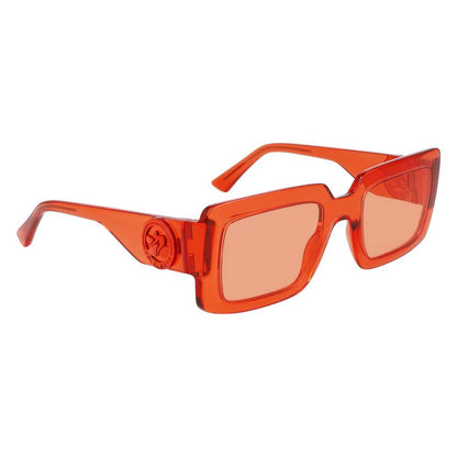 Longchamp Orange Injected Sunglasses by Longchamp