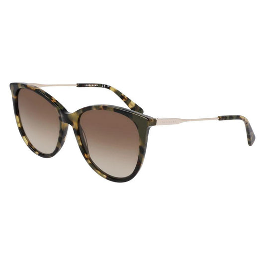 Longchamp Brown Acetate Sunglasses by Longchamp