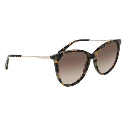 Longchamp Brown Acetate Sunglasses by Longchamp