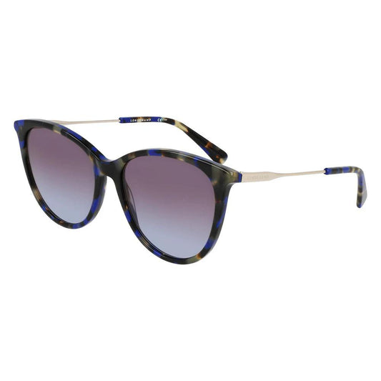 Longchamp Blue Acetate Sunglasses by Longchamp