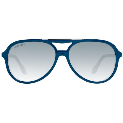 Longines Blue Plastic Sunglasses