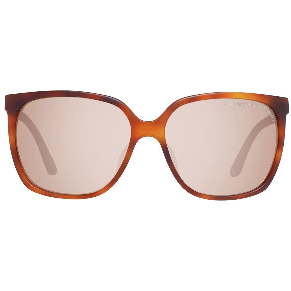 Porsche Design Brown Acetate Sunglasses by Porsche Design