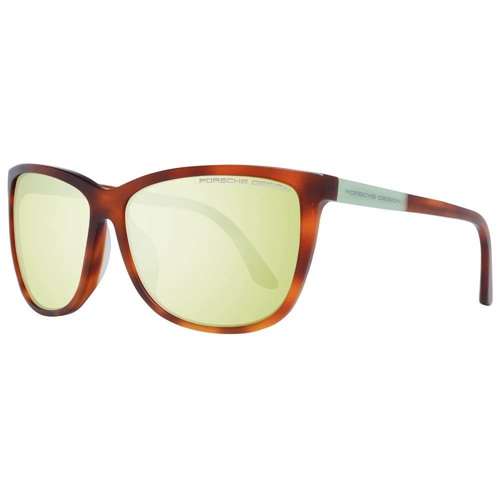 Porsche Design Brown Acetate Sunglasses by Porsche Design
