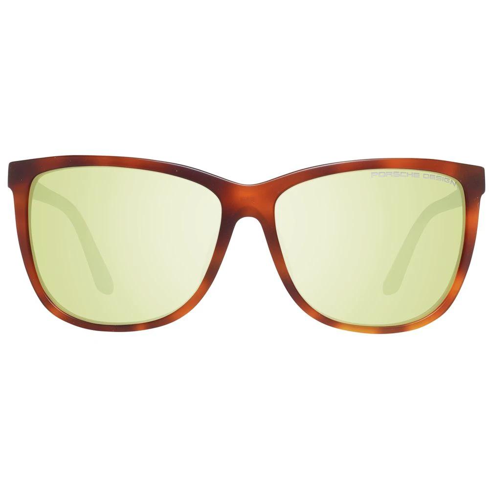Porsche Design Brown Acetate Sunglasses by Porsche Design