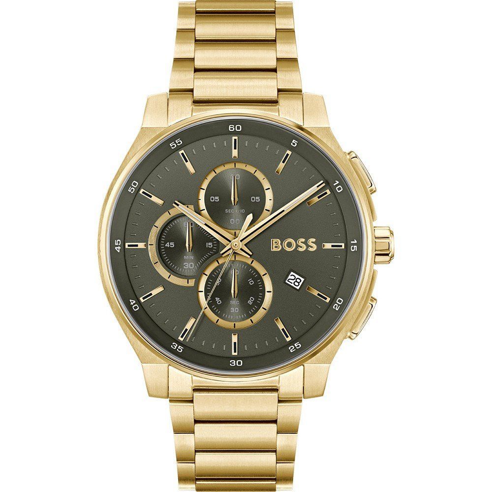 Hugo Boss Gold Stainless Steel Dress Watch by Hugo Boss