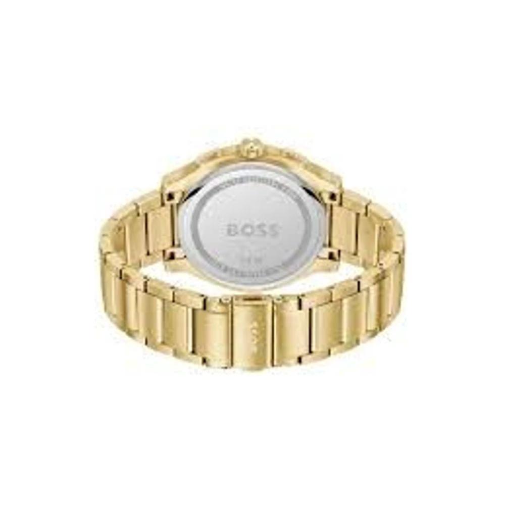 Hugo Boss Gold Stainless Steel Dress Watch by Hugo Boss