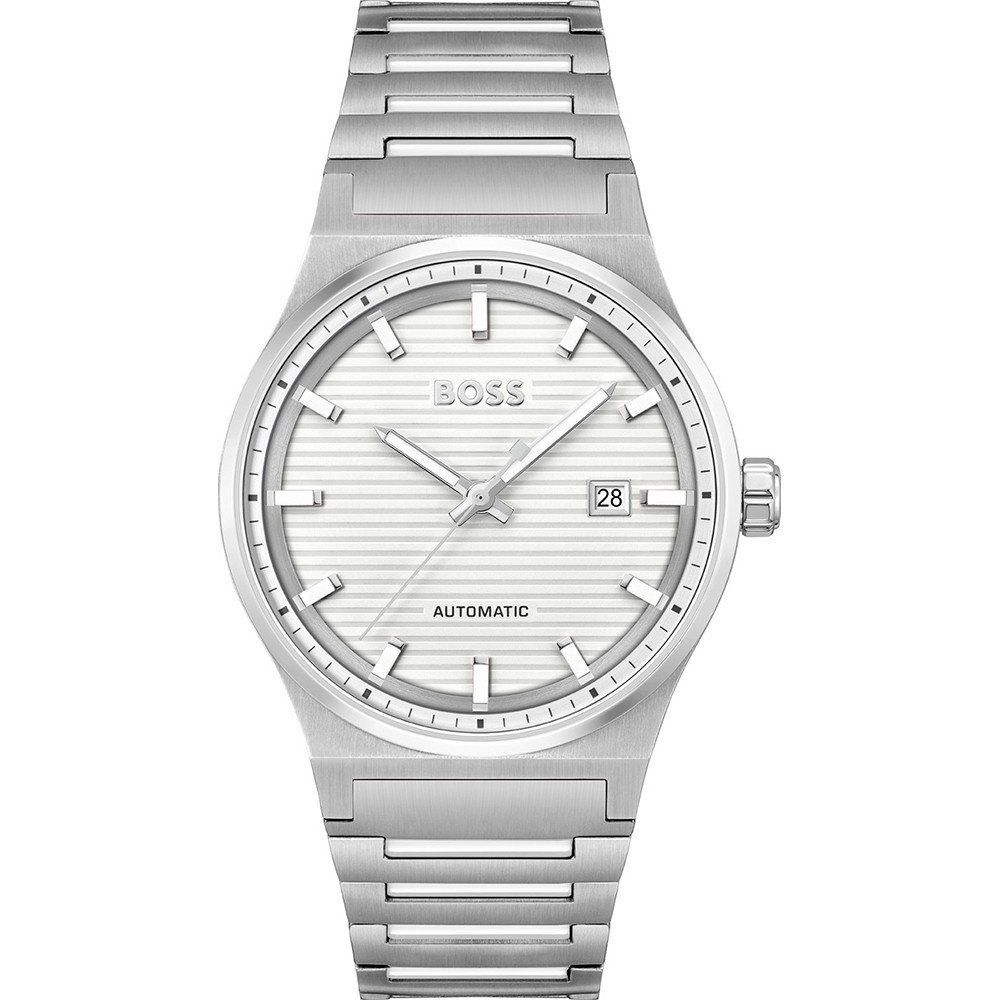 Hugo Boss Gray Stainless Steel Dress Watch by Hugo Boss
