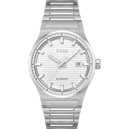 Hugo Boss Gray Stainless Steel Dress Watch by Hugo Boss