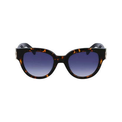 Longchamp Brown Acetate Sunglasses by Longchamp