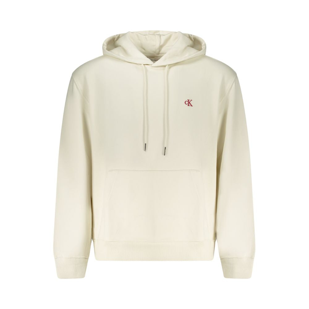 Sweat à capuche Calvin Klein homme en coton blanc – CA-41387