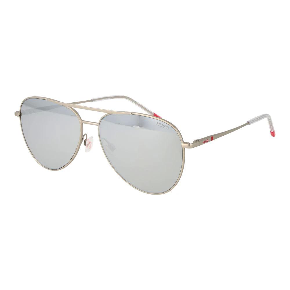 Hugo Boss Silver Metal Sunglasses by Hugo Boss