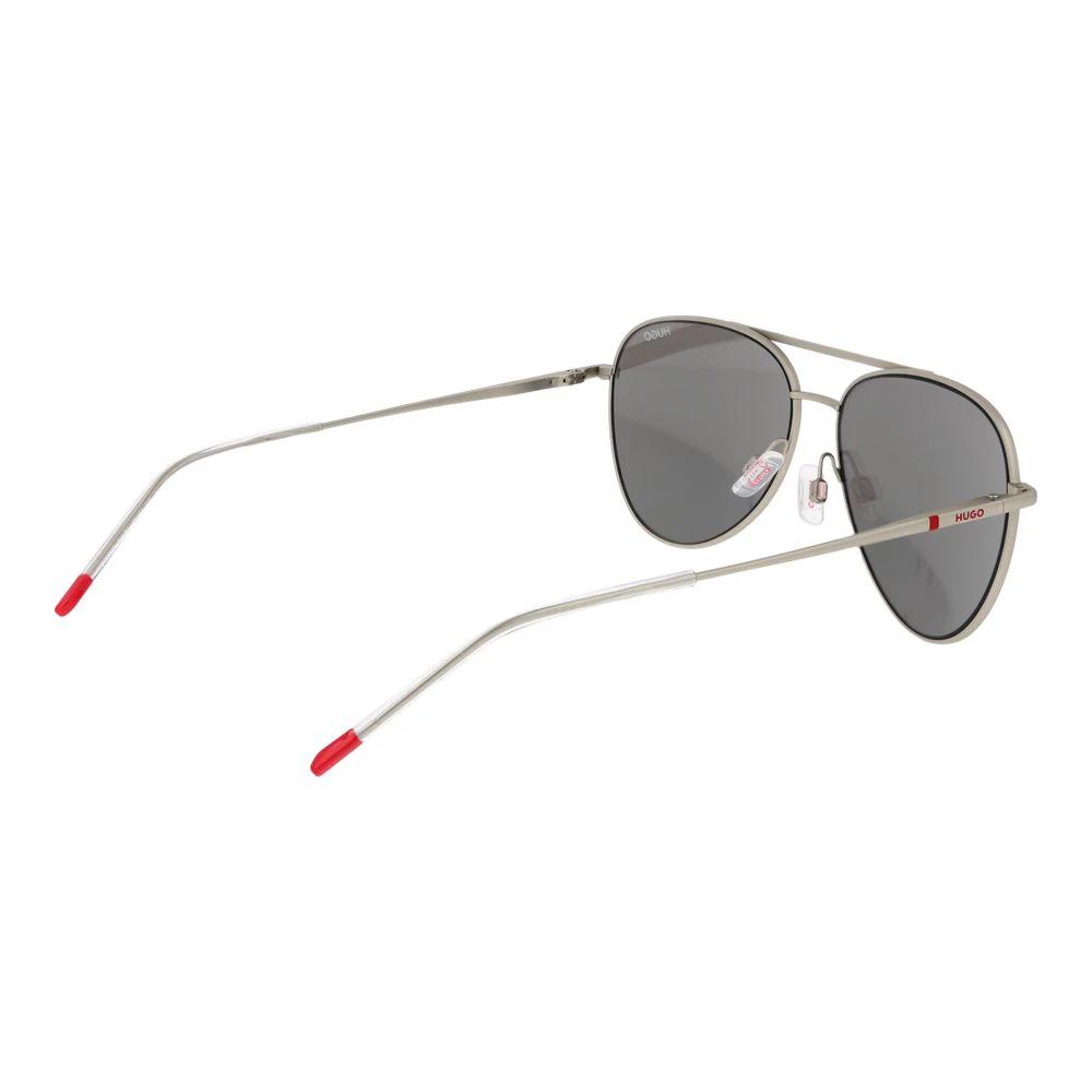 Hugo Boss Silver Metal Sunglasses by Hugo Boss