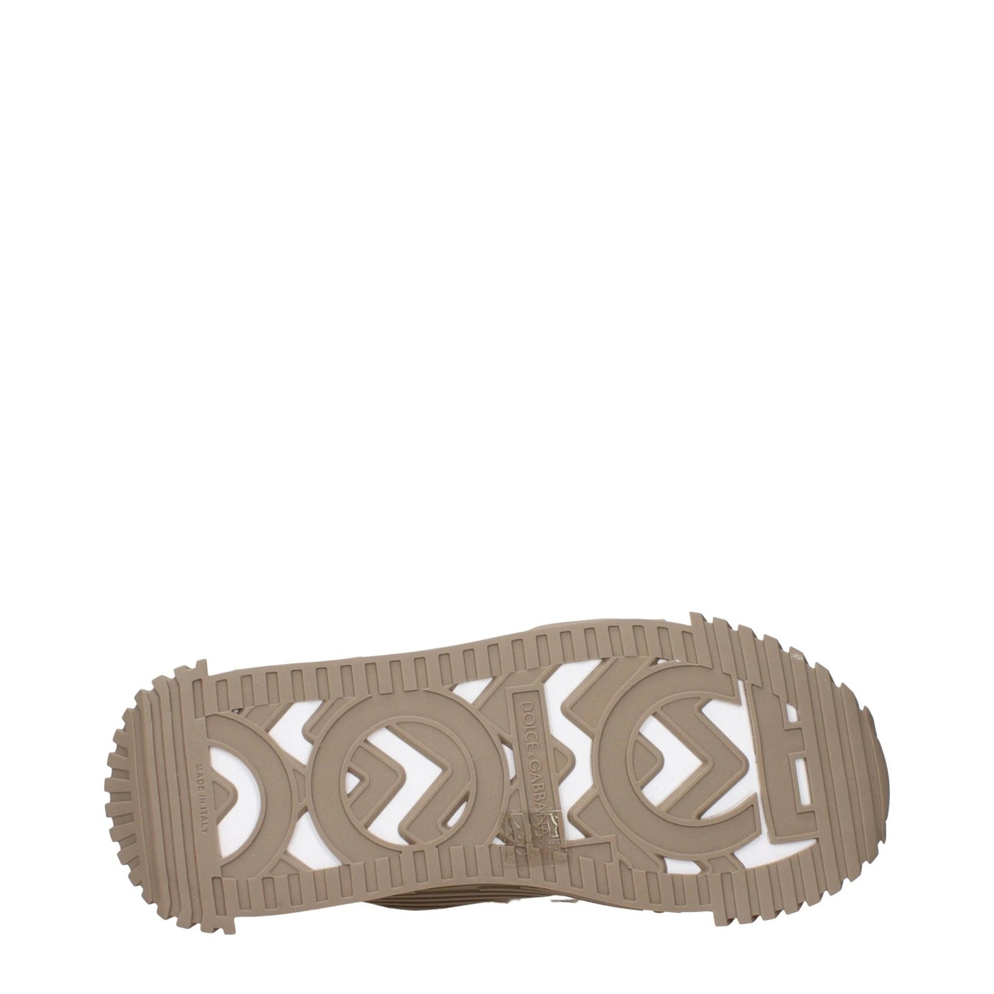 Dolce & Gabbana White Fabric Athletic Sneakers