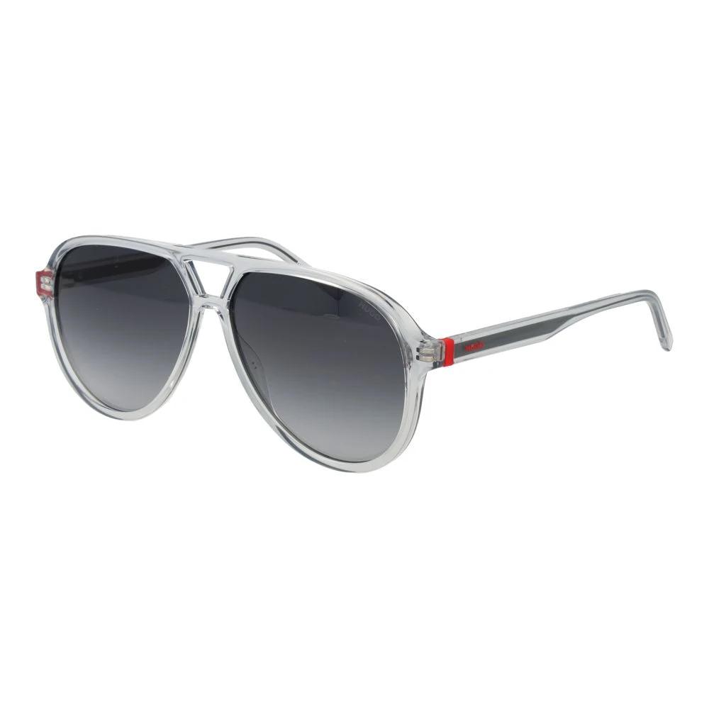 Hugo Boss Gray Stainless Steel Sunglasses by Hugo Boss