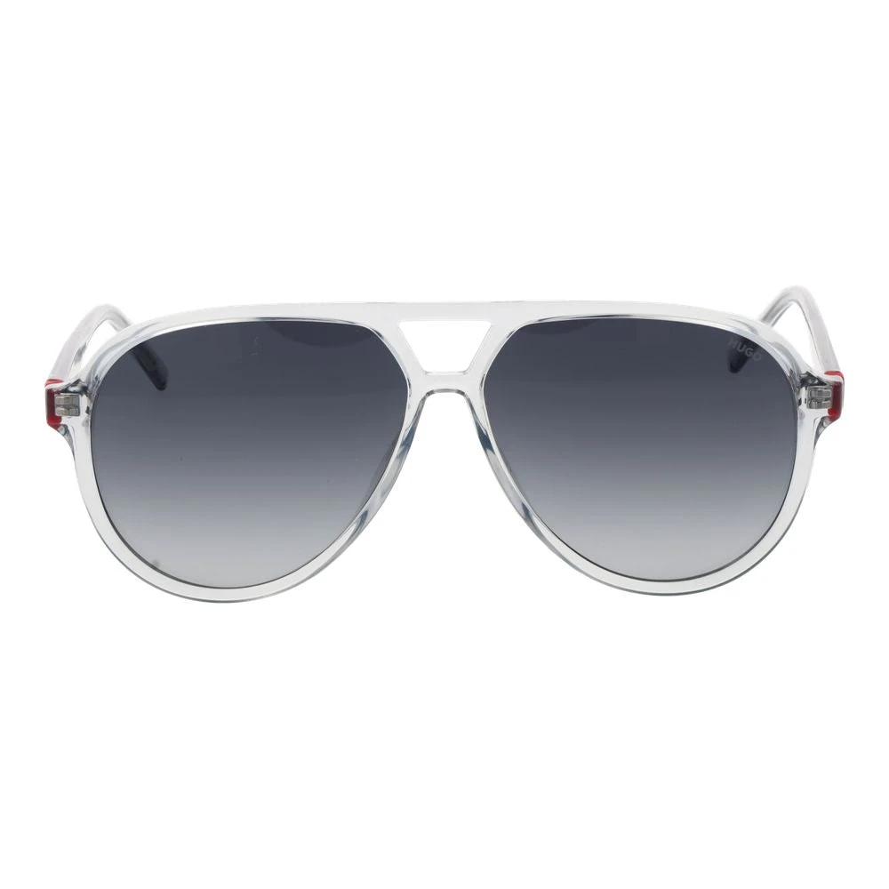 Hugo Boss Gray Stainless Steel Sunglasses by Hugo Boss