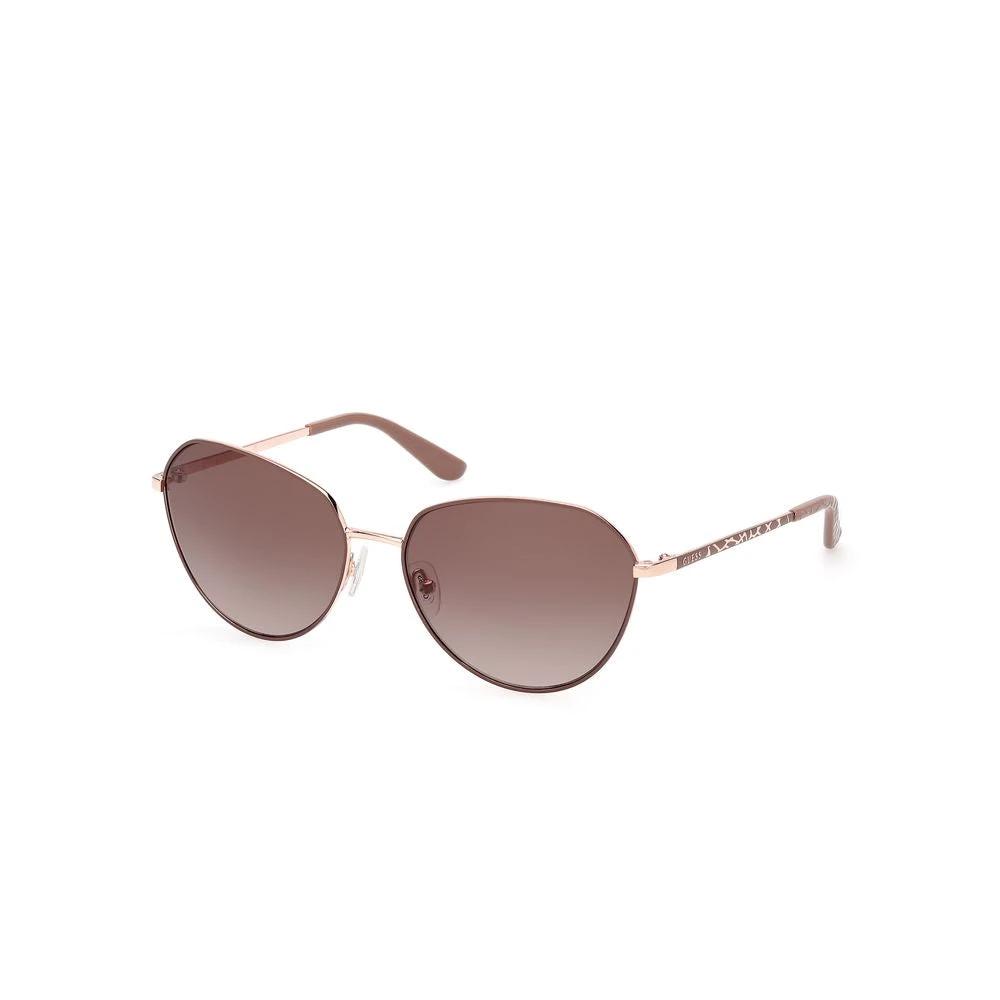 Guess Beige Metal Sunglasses by Guess