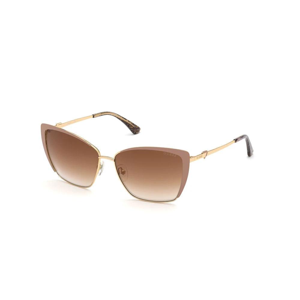 Guess Beige Metal Sunglasses by Guess