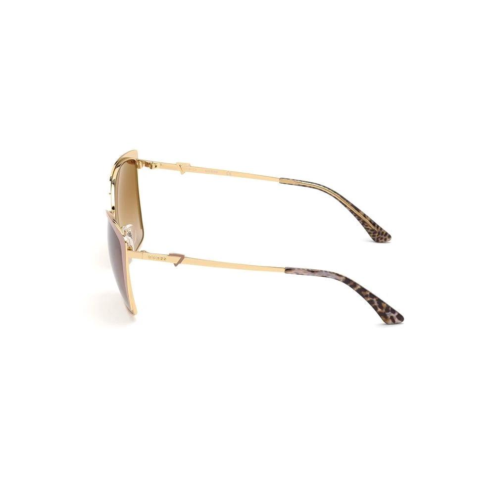 Guess Beige Metal Sunglasses by Guess