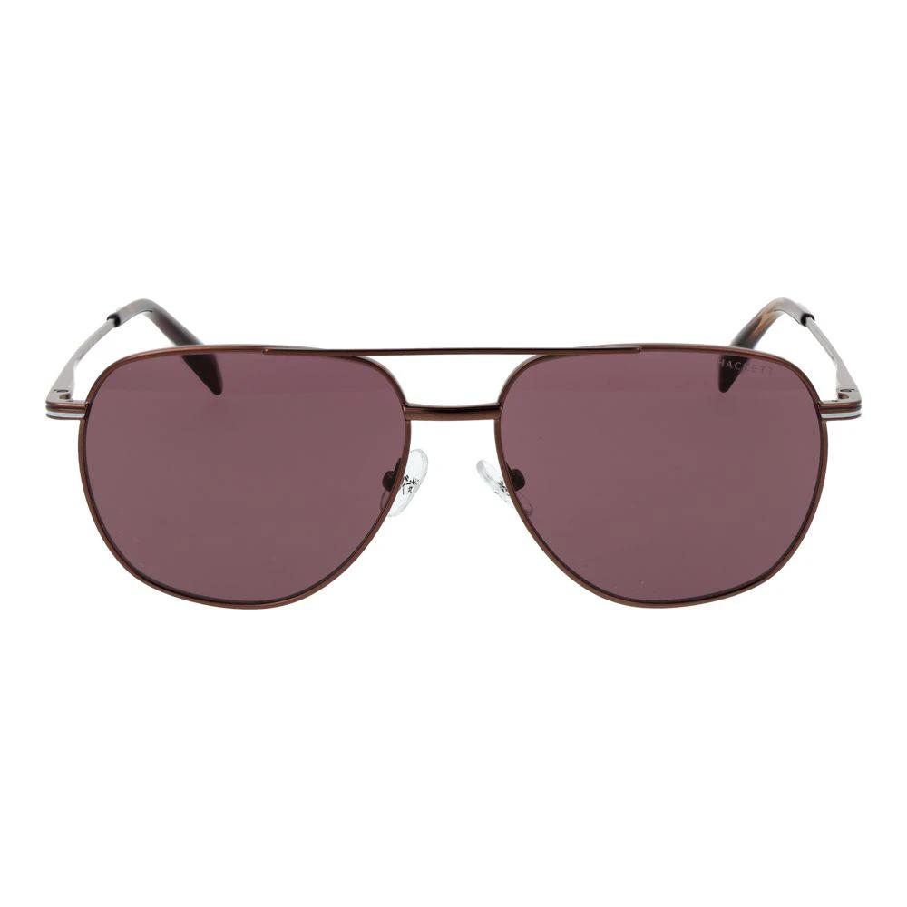 Hackett Brown Metal Sunglasses by Hackett