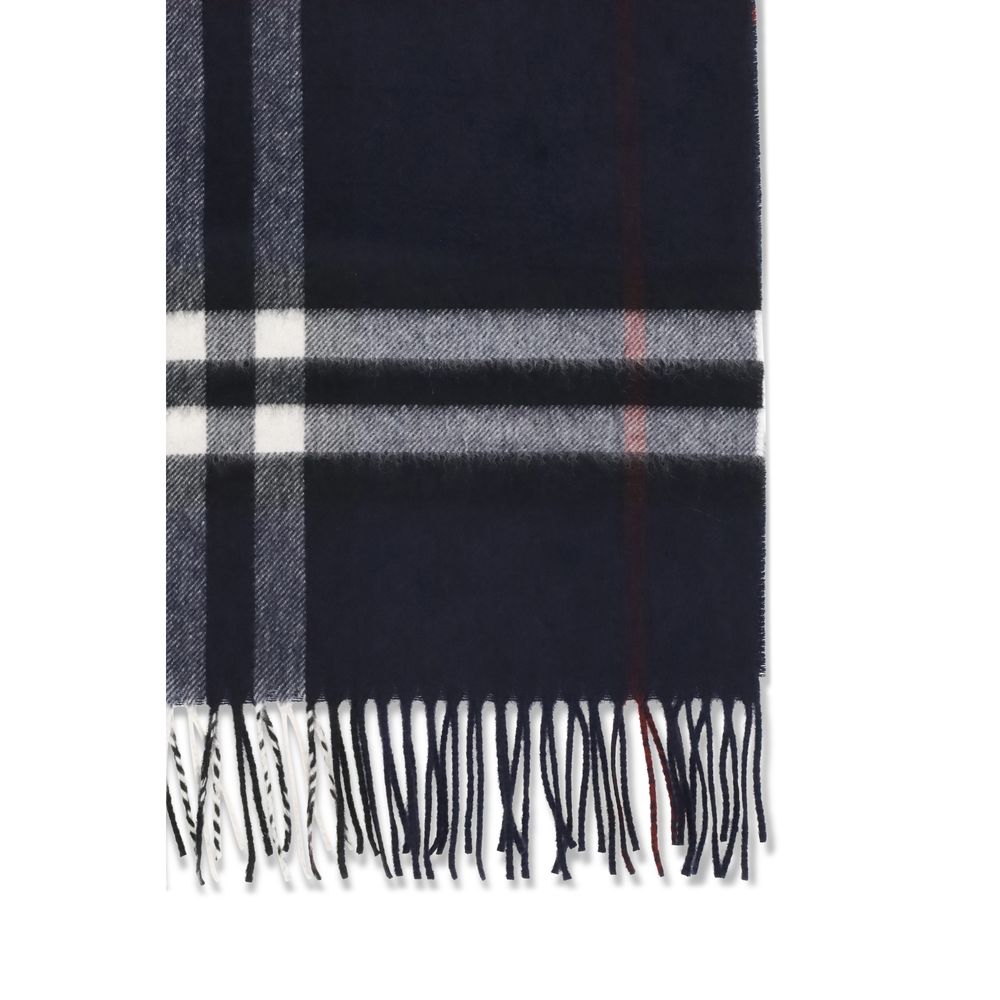 Écharpe Burberry femme Check en cachemire bleu – BU8112641A1249BB