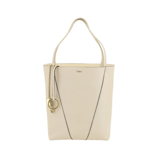 Chloé Beige Calf Leather Bos Taurus Shoulder Bag