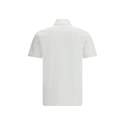 Givenchy White Cotton Polo Shirt
