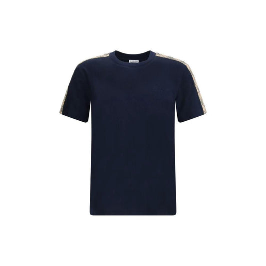 Burberry Blue Cotton T-Shirt by Burberry