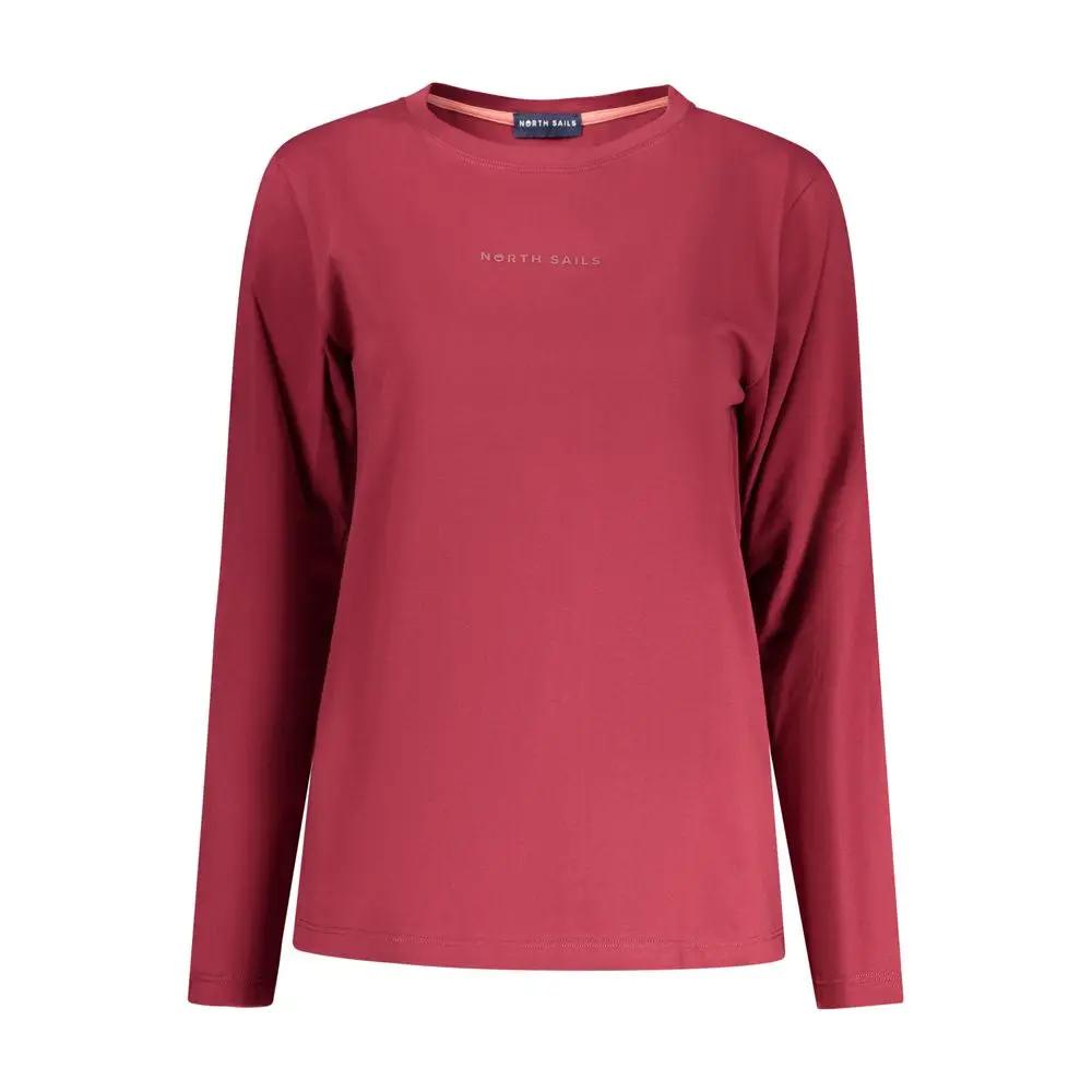 North Sails Rosso Cotton Women T-Shirt by North Sails