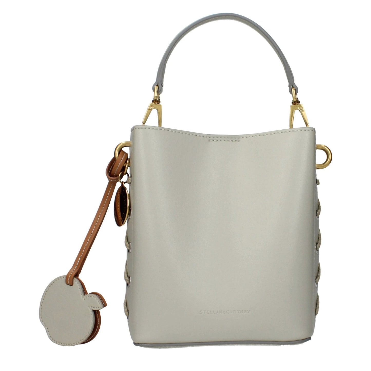 Stella McCartney Gray Leather Handbag by Stella McCartney